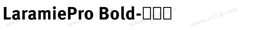 LaramiePro Bold字体转换